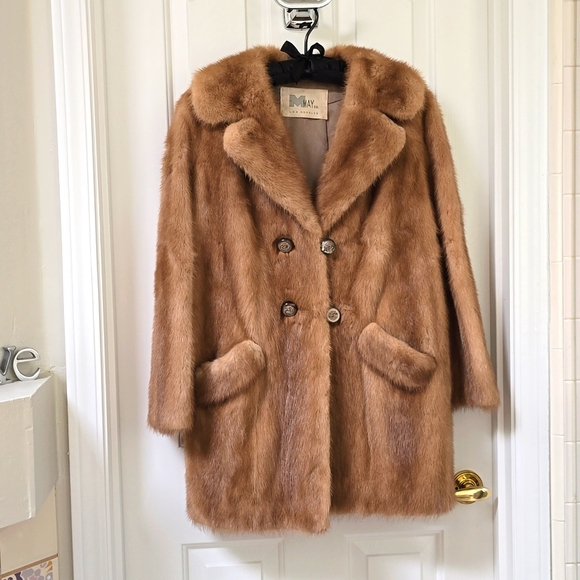 Vintage Hollywood Double Breasted Mink Coat "Barbara" - Picture 1 of 7